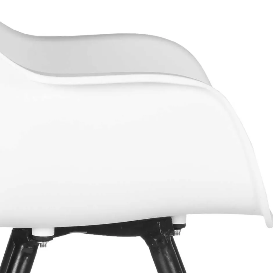 Pharao24 Kunststoff Küchenstuhl Set Rubin> Küchenstühle|Esszimmerstühle