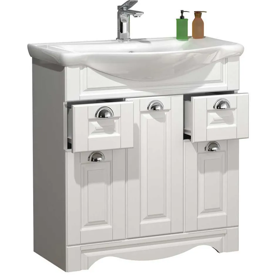 Badmöbel Sets*Pharao24 Landhaus Badmöbelset Exmadura