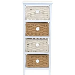 Pharao24 Landhaus Badregal Grino> Massivholzregale|Standregale