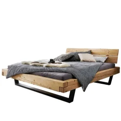 Massivholzbetten*Pharao24 Landhaus Balkenbett Banona