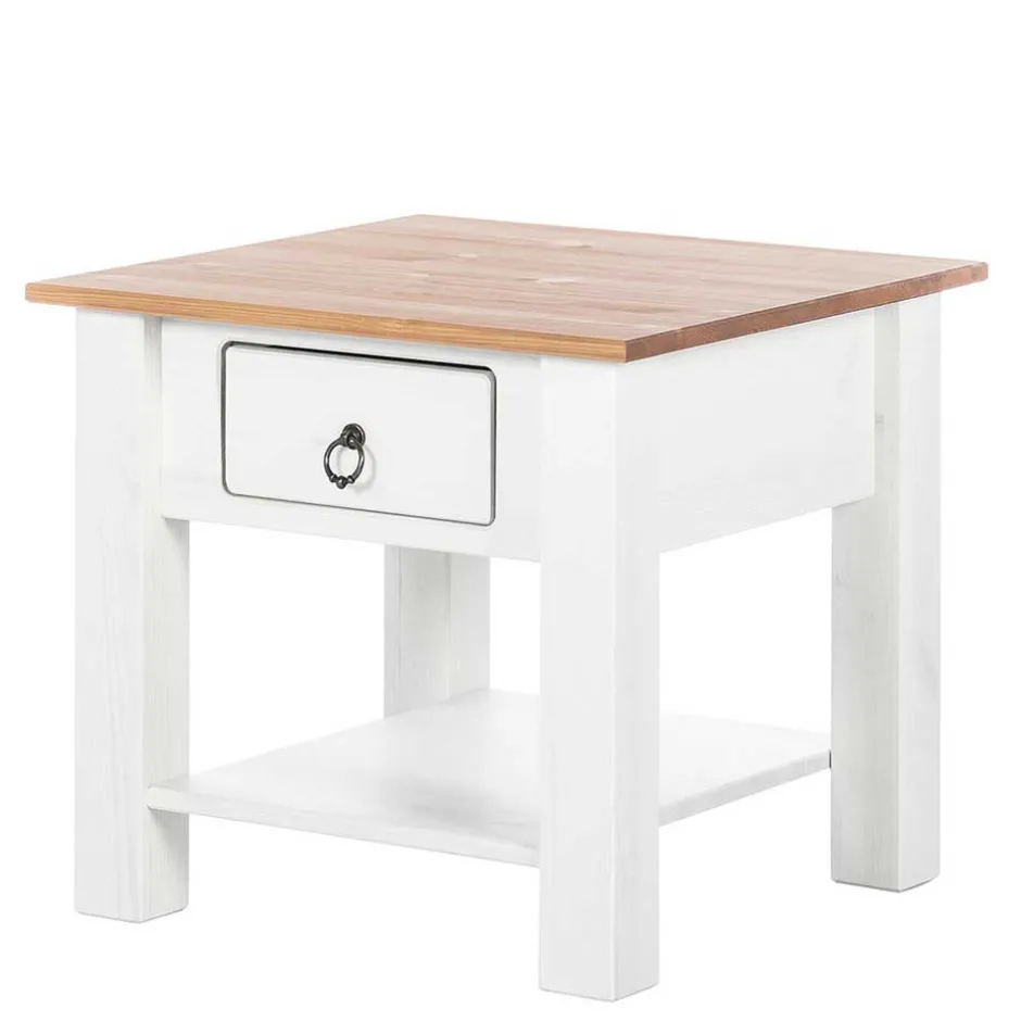 Wohnzimmertisch|Massivholztische*Pharao24 Landhaus Beistelltisch Concoret