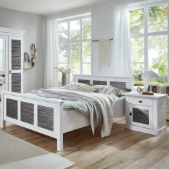 Pharao24 Landhaus Bett Tanydos> Massivholzmöbel|Komfortbetten