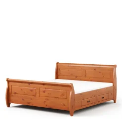 Pharao24 Landhaus Bett 140x200 cm Rovert><noscript><img width=