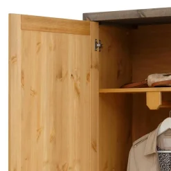 Massivholz Schränke|Dielenschränke*Pharao24 Landhaus Dielenschrank Kandrun