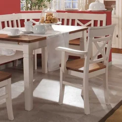 Tischgruppen|Essgruppe*Pharao24 Landhaus Eckbankgruppe Slobozia