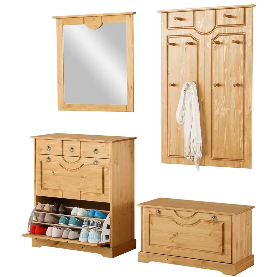 Garderobensets*Pharao24 Landhaus Flur Möbel Alinica