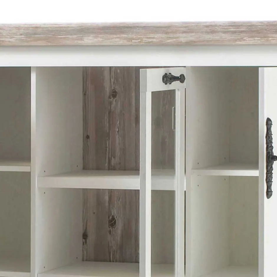 Pharao24 Landhaus Highboard Flurencina> Esszimmerkommoden|Highboards