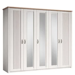 Pharao24 Landhaus Kleiderschrank Drienna> Drehtürenschränke|Kleiderschränke