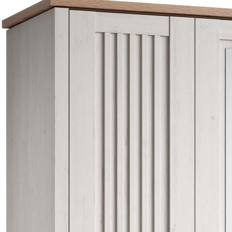 Pharao24 Landhaus Kleiderschrank Drienna> Drehtürenschränke|Kleiderschränke