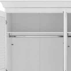 Massivholz Schränke|Kleiderschränke*Pharao24 Landhaus Kleiderschrank Marcello