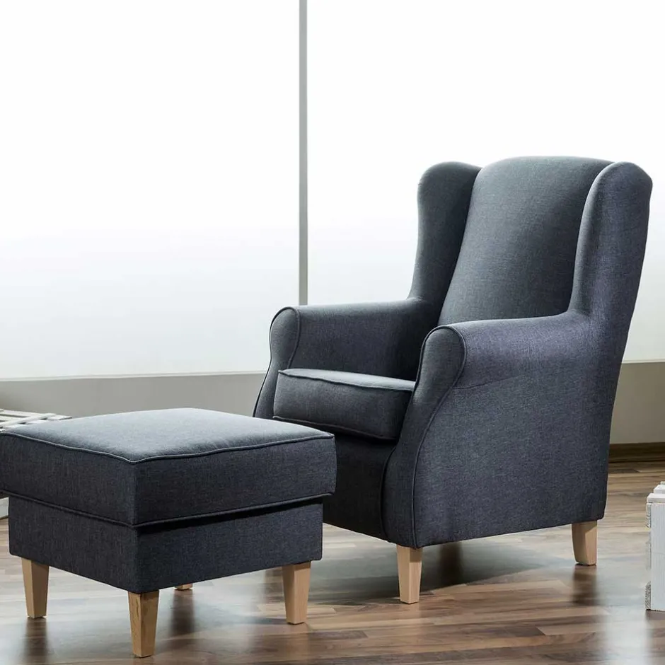 Ohrensessel|Relaxsessel*Pharao24 Landhaus Polstersessel Tabitan