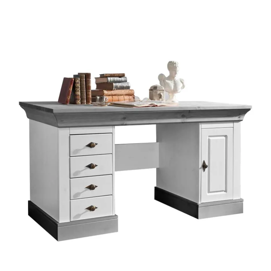 Pharao24 Landhaus Schreibtisch Boulogne> Schreibtische|Computertische