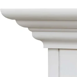 Küchenkommode|Esszimmerkommoden*Pharao24 Landhaus Sideboard mit Glastür Vomano