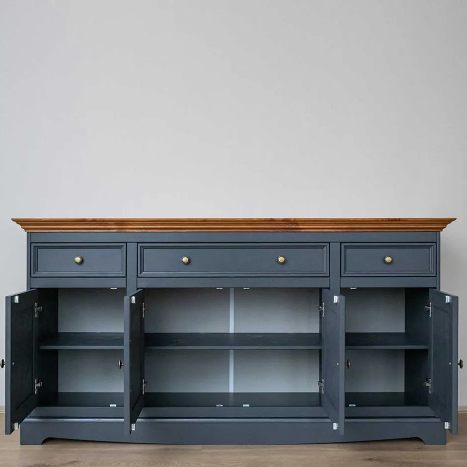 Massivholzmöbel|Küchenkommode*Pharao24 Landhaus Sideboard Zuverno