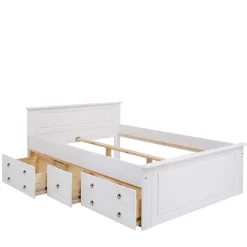 Pharao24 Landhaus Stil Holzbett Sadanos><noscript><img width=