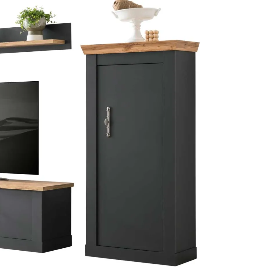 Pharao24 Landhaus Stil Wohnwand Saridio> Wohnwand 300 Cm