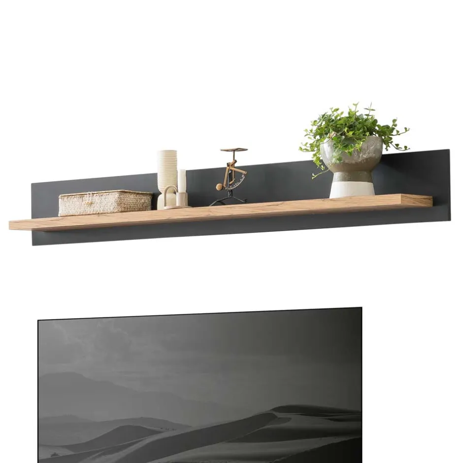 Pharao24 Landhaus Stil Wohnwand Saridio> Wohnwand 300 Cm