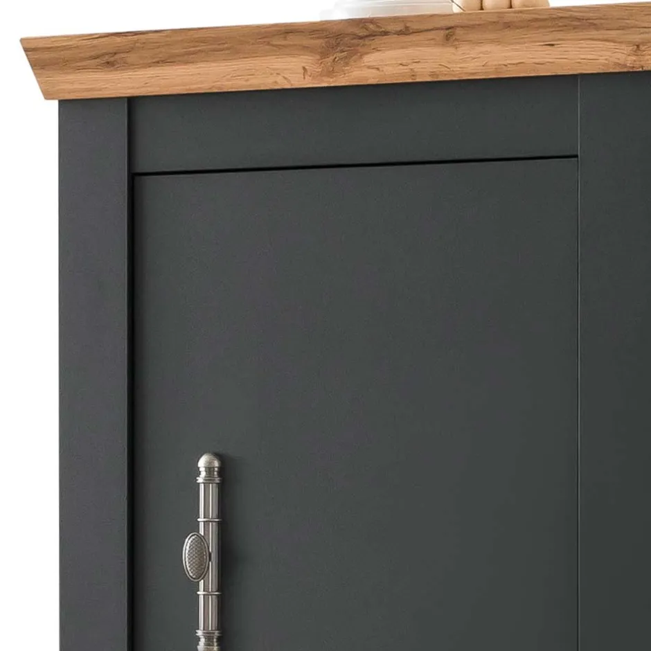 Pharao24 Landhaus Stil Wohnwand Saridio> Wohnwand 300 Cm