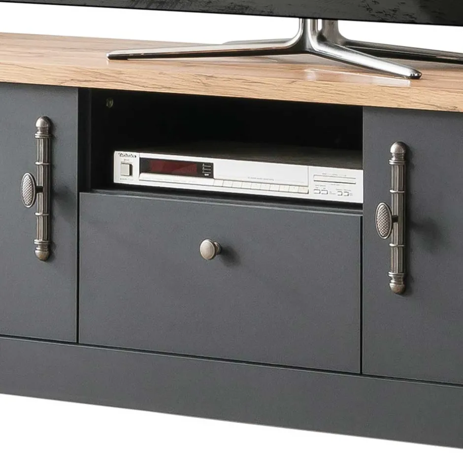 Pharao24 Landhaus Stil Wohnwand Saridio> Wohnwand 300 Cm