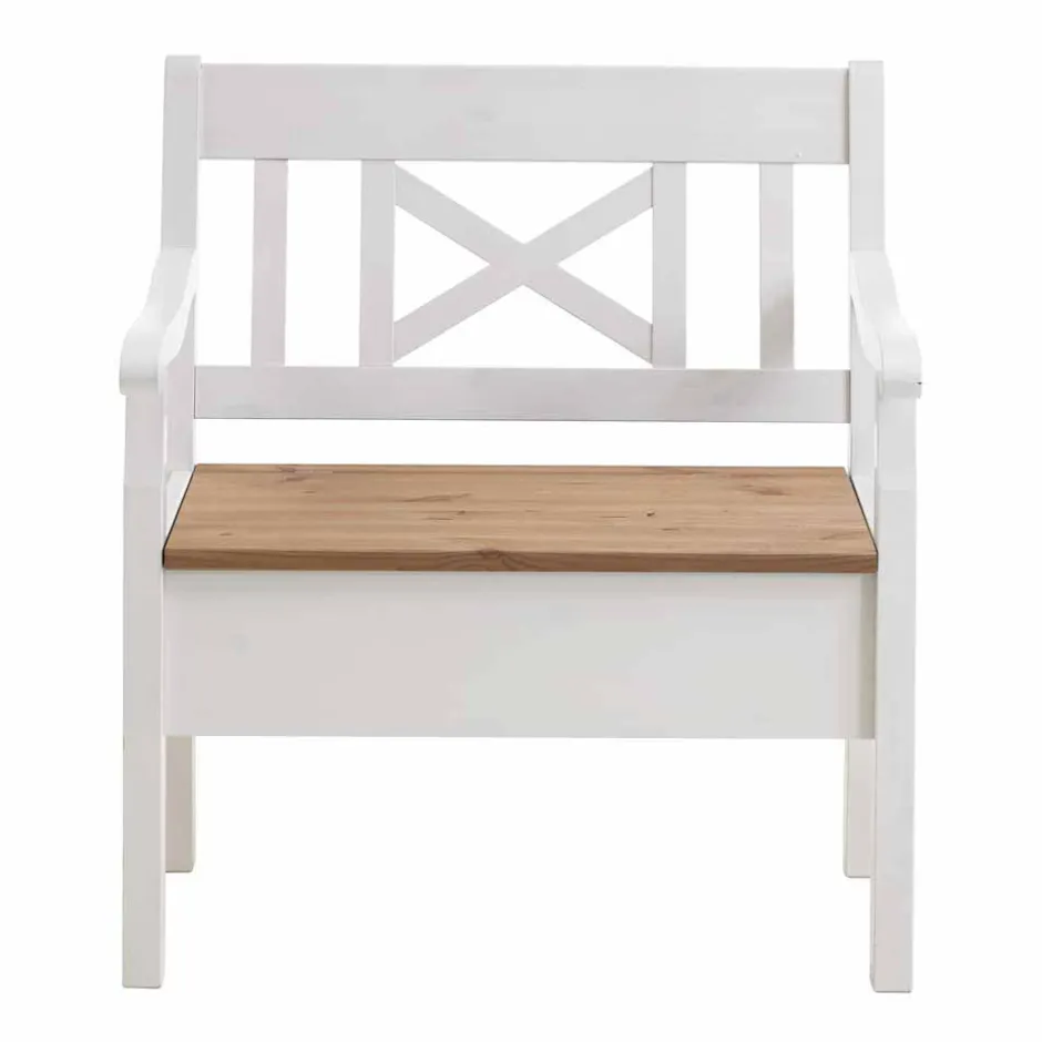 Holzbänke|Sitzbänke*Pharao24 Landhaus Truhenbank Voluntary