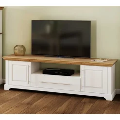 Fernsehtische|Massivholz Tv Möbel*Pharao24 Landhaus TV Board Mevidra