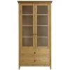 Wohnzimmerschrank|Massivholz Schränke*Pharao24 Landhaus Vitrine Adioss