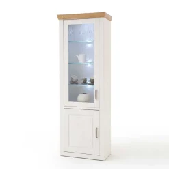 Pharao24 Landhaus Vitrine Wonders> Wohnzimmerschrank|Vitrinenschrank