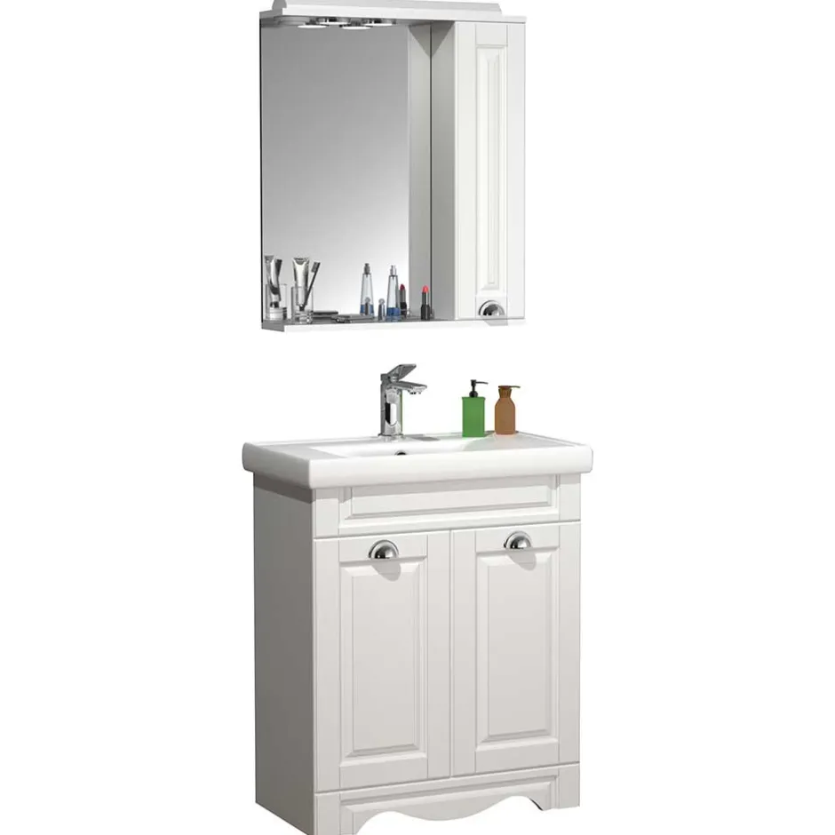 Pharao24 Landhaus Waschplatz Set Exmadura> Badmöbel Sets