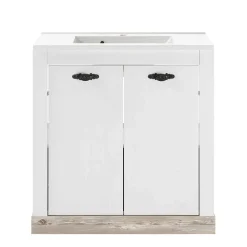 Waschbeckenunterschränke|Bad Unterschränke*Pharao24 Landhaus Waschtisch Atridia