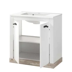 Waschbeckenunterschränke|Bad Unterschränke*Pharao24 Landhaus Waschtisch Atridia