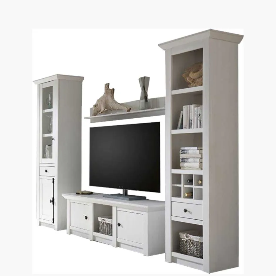 Pharao24 Landhaus Wohnwand Pantina> Wohnwand 300 Cm