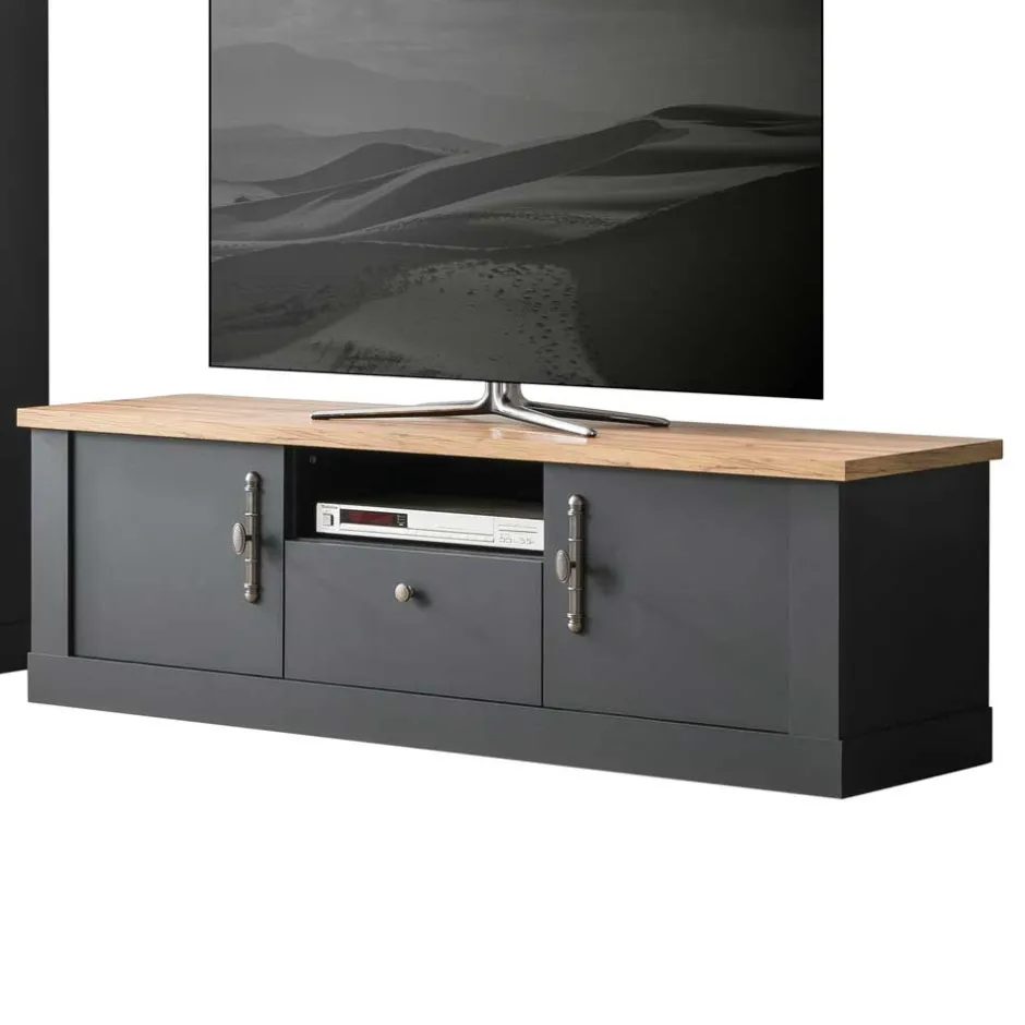 Pharao24 Landhaus Wohnwand Saridio> Wohnwand 350 Cm