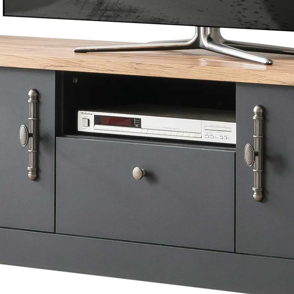 Pharao24 Landhaus Wohnwand Saridio> Wohnwand 350 Cm