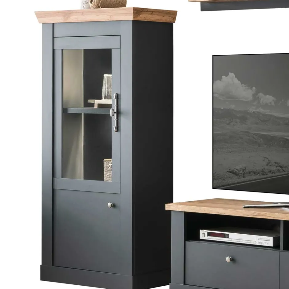 Pharao24 Landhaus Wohnzimmerwohnwand Saridio> Wohnwand 300 Cm