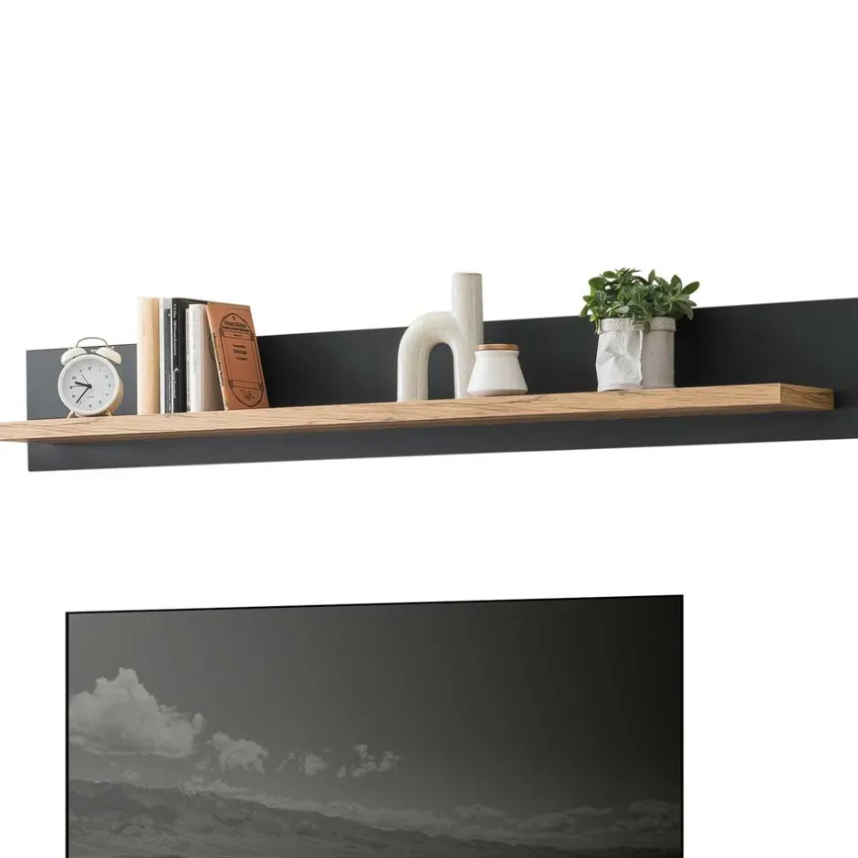 Pharao24 Landhaus Wohnzimmerwohnwand Saridio> Wohnwand 300 Cm