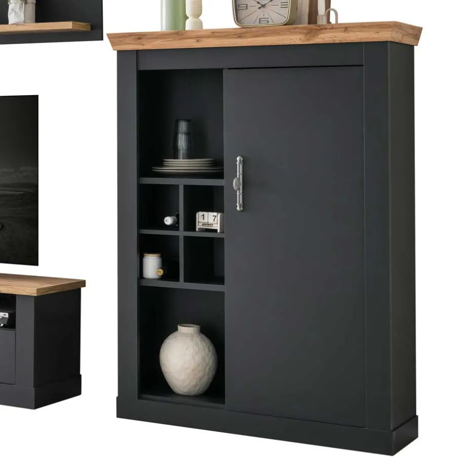 Pharao24 Landhaus Wohnzimmerwohnwand Saridio> Wohnwand 300 Cm