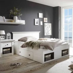 Pharao24 Landhausbett Pantina> Funktionsbetten|Schubkastenbetten