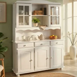 Massivholz Schränke|Esszimmerschränke*Pharao24 Landhaus-Buffetschrank Valuta