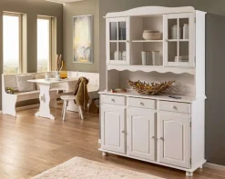 Massivholz Schränke|Esszimmerschränke*Pharao24 Landhaus-Buffetschrank Valuta