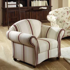 Wohnzimmer Sessel*Pharao24 Landhaussessel Mitica