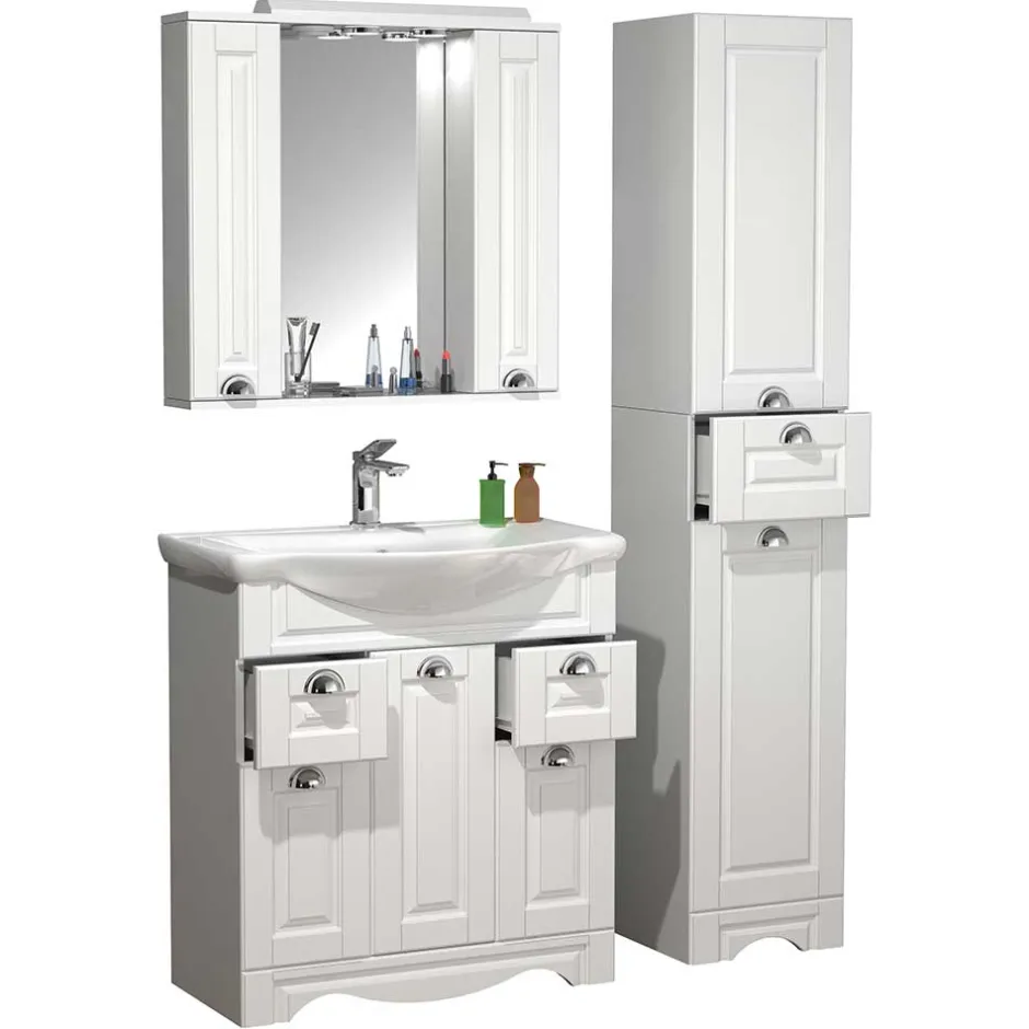 Badmöbel Sets*Pharao24 Landhausstil Badezimmermöbel Set Exmadura