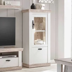 Wohnwand 300 Cm*Pharao24 Landhausstil Wohnwand Flurencina