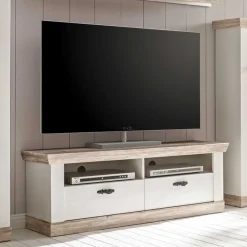 Wohnwand 300 Cm*Pharao24 Landhausstil Wohnwand Flurencina