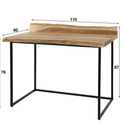 Massivholztische|Schreibtische*Pharao24 Laptopschreibtisch Elhera