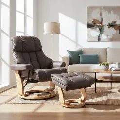 Polstermöbel|Wohnzimmer Sessel*Pharao24 Leder Fernsehsessel Enrico