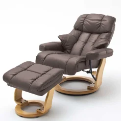 Polstermöbel|Wohnzimmer Sessel*Pharao24 Leder Fernsehsessel Enrico