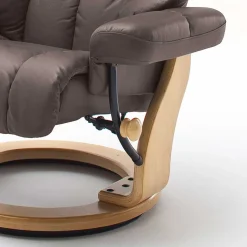 Polstermöbel|Wohnzimmer Sessel*Pharao24 Leder Fernsehsessel Enrico