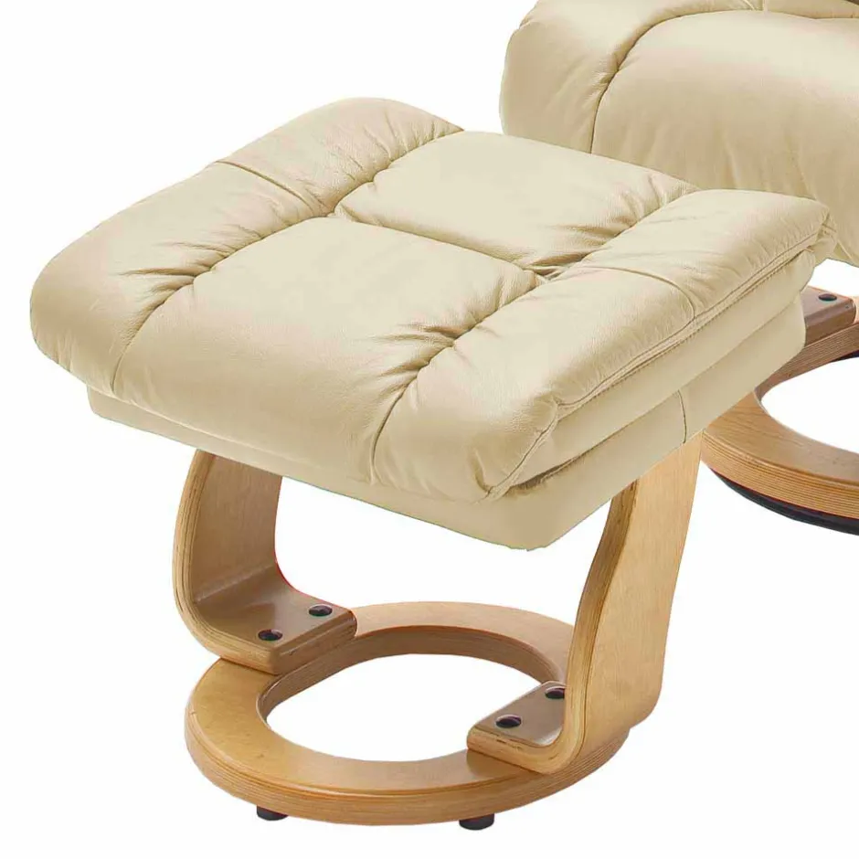 Polstermöbel|Wohnzimmer Sessel*Pharao24 Leder Relaxsessel Monchy