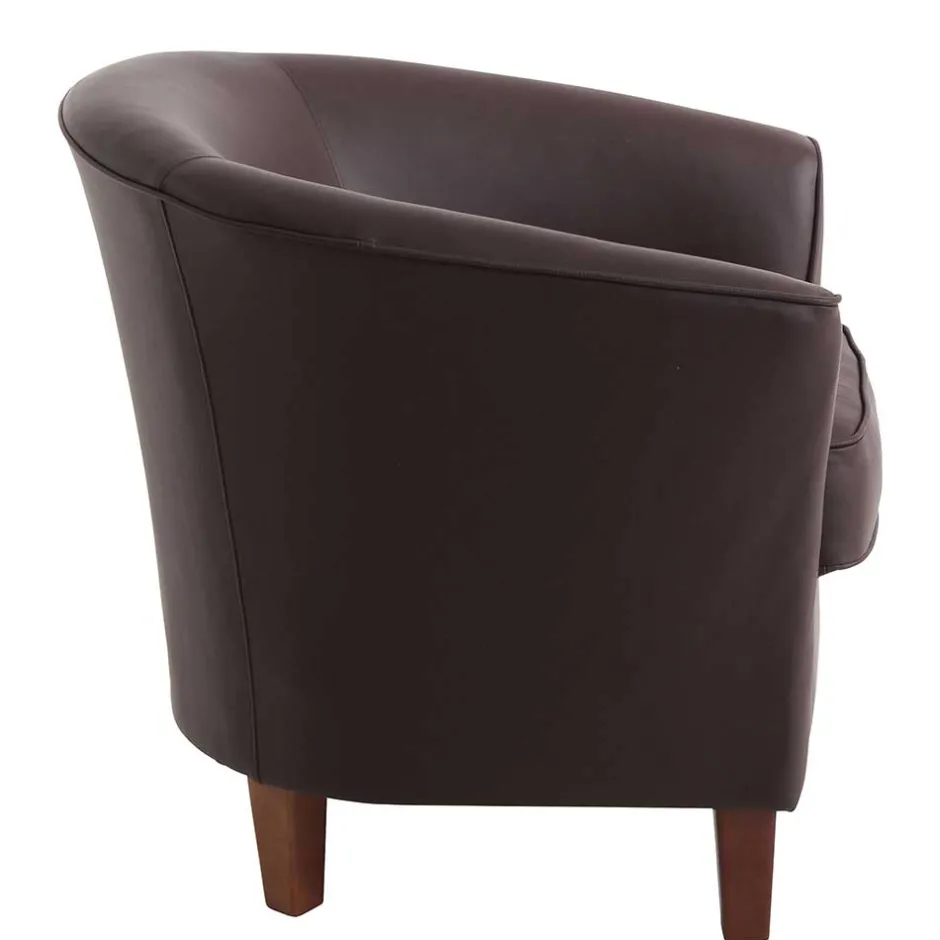 Wohnzimmer Sessel|Polstermöbel*Pharao24 Ledersessel Curta