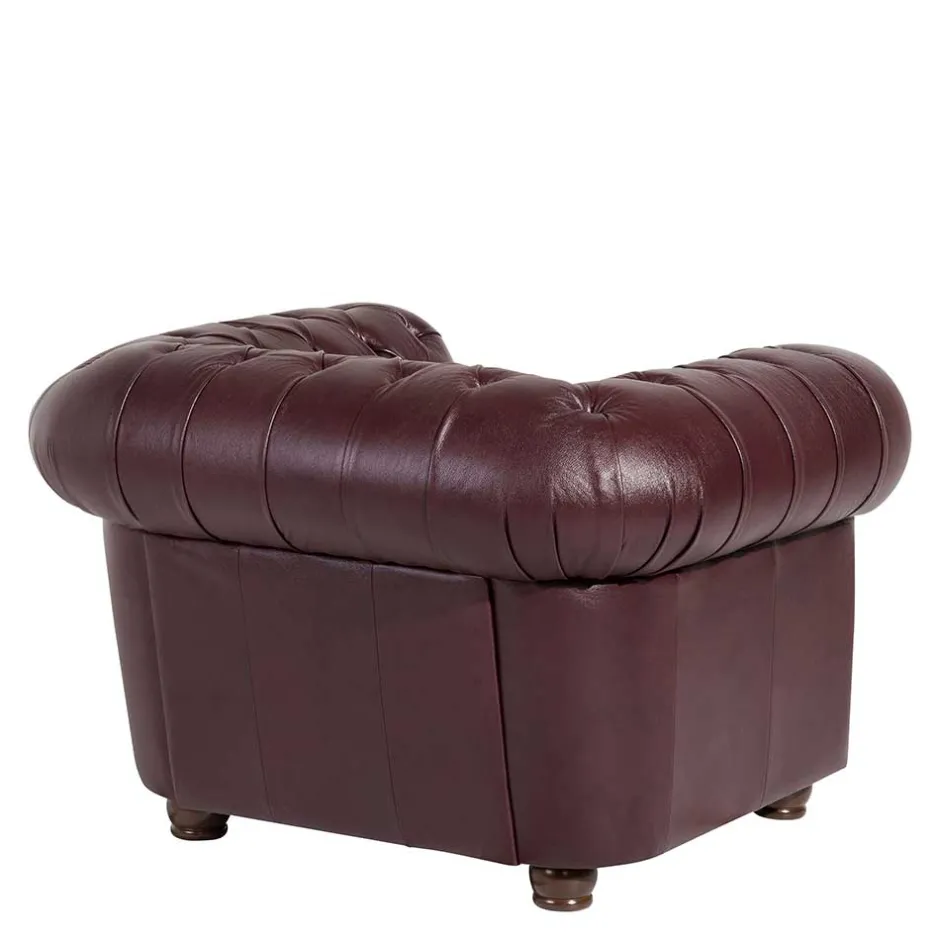 Pharao24 Ledersessel Zaisan> Wohnzimmer Sessel